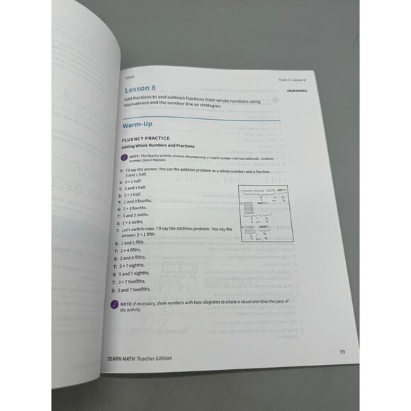 Zearn Math Grade 5 Teacher Edition Set Missions 1-6 & Assessments Key READ - Picture 12 of 16